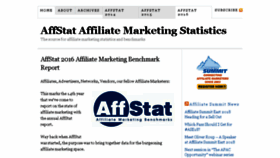 What Affstat.com website looked like in 2018 (5 years ago)
