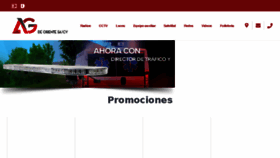 What Agdeoriente.mx website looked like in 2018 (5 years ago)