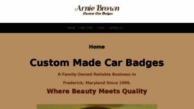 What Arniebrown.com website looked like in 2018 (5 years ago)