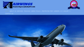 What Airwingsindia.com website looked like in 2018 (5 years ago)