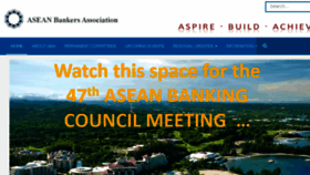What Aseanbankers.org website looked like in 2018 (5 years ago)