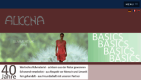 What Alkena.de website looked like in 2018 (5 years ago)