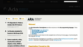 What Adaic.org website looked like in 2018 (5 years ago)