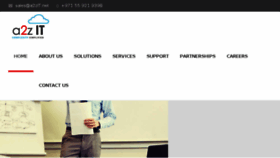 What A2zit.net website looked like in 2018 (7 years ago)