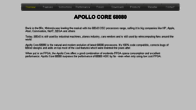 What Apollo-core.com website looked like in 2018 (5 years ago)