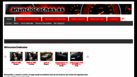 What Anunciocoches.es website looked like in 2018 (5 years ago)