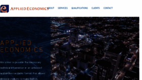What Aeconomics.com website looked like in 2018 (5 years ago)