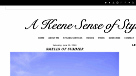 What Akeenesenseofstyle.com website looked like in 2018 (5 years ago)