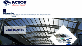 What Actos.com.br website looked like in 2018 (5 years ago)
