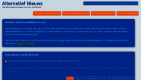 What Alternatiefnieuws.com website looked like in 2018 (5 years ago)