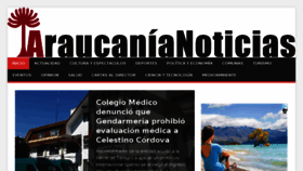 What Araucanianoticias.cl website looked like in 2018 (5 years ago)