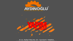 What Aydinoglumakina.com website looked like in 2018 (5 years ago)