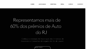 What Aconseg-rj.com.br website looked like in 2018 (5 years ago)