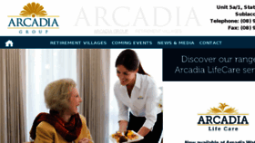 What Arcadiawaters.com.au website looked like in 2018 (5 years ago)