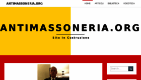 What Antimassoneria.org website looked like in 2018 (5 years ago)