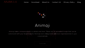 What Animojidownload.net website looked like in 2018 (5 years ago)