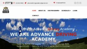 What Advancedrivingacademy.com website looked like in 2018 (5 years ago)