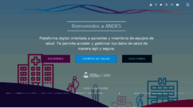 What Andes.gob.ar website looked like in 2018 (6 years ago)