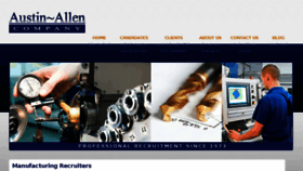 What Austinallen.com website looked like in 2018 (5 years ago)
