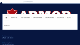 What Armorlocksmithny.com website looked like in 2018 (5 years ago)