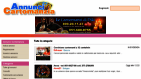 What Annuncicartomanzia.com website looked like in 2018 (5 years ago)