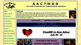 What Aactmad.org website looked like in 2018 (5 years ago)