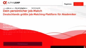 What Alphajump.de website looked like in 2018 (5 years ago)