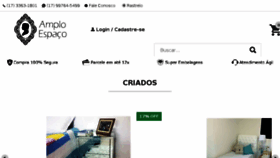 What Amploespaco.com.br website looked like in 2018 (5 years ago)