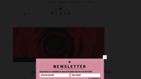 What Aleiaroses.com website looked like in 2018 (5 years ago)