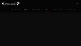 What Alphakilla.com website looked like in 2018 (5 years ago)