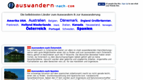 What Auswandern-nach.com website looked like in 2018 (5 years ago)