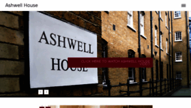 What Ashwellhouse.org.uk website looked like in 2018 (5 years ago)