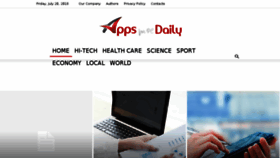 What Appsforpcdaily.com website looked like in 2018 (5 years ago)