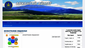 What Arkhangai.nso.mn website looked like in 2018 (5 years ago)