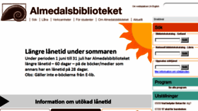What Almedalsbiblioteket.se website looked like in 2018 (5 years ago)