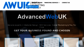 What Advancedwebuk.co.uk website looked like in 2018 (5 years ago)