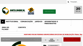 What Anffasindical.org.br website looked like in 2018 (6 years ago)