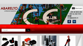 What Abarelto.hr website looked like in 2018 (7 years ago)