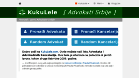 What Advokati.kukulele.com website looked like in 2018 (5 years ago)