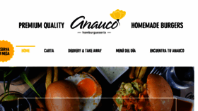 What Anaucogourmet.es website looked like in 2018 (5 years ago)