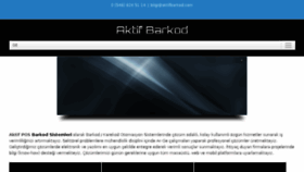 What Aktifbarkod.com website looked like in 2018 (5 years ago)