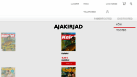 What Ajakirjad24.ee website looked like in 2018 (5 years ago)