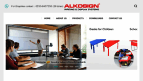 What Alkosign.com website looked like in 2018 (5 years ago)