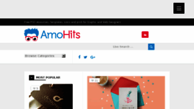 What Amohits.com website looked like in 2018 (5 years ago)