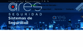 What Aresseguridad.es website looked like in 2018 (5 years ago)