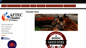 What Aztecchamber.com website looked like in 2018 (5 years ago)