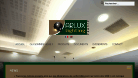 What Arlux-lighting.fr website looked like in 2018 (5 years ago)