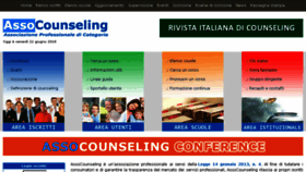 What Assocounseling.it website looked like in 2018 (5 years ago)