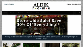 What Aldikhome.com website looked like in 2018 (5 years ago)
