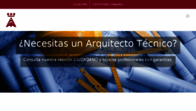 What Aparejadoresou.es website looked like in 2018 (5 years ago)